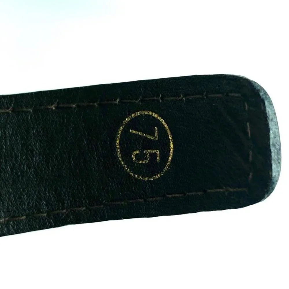 Gucci Lizard Brown Bicolor Belt 7g616